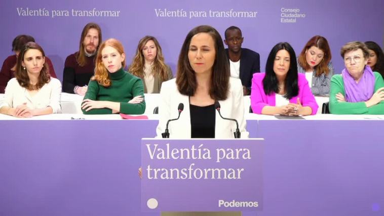 Belarra lanza un llamamiento a Yolanda Díaz: "Tiene en su mano que Podemos esté el acto"