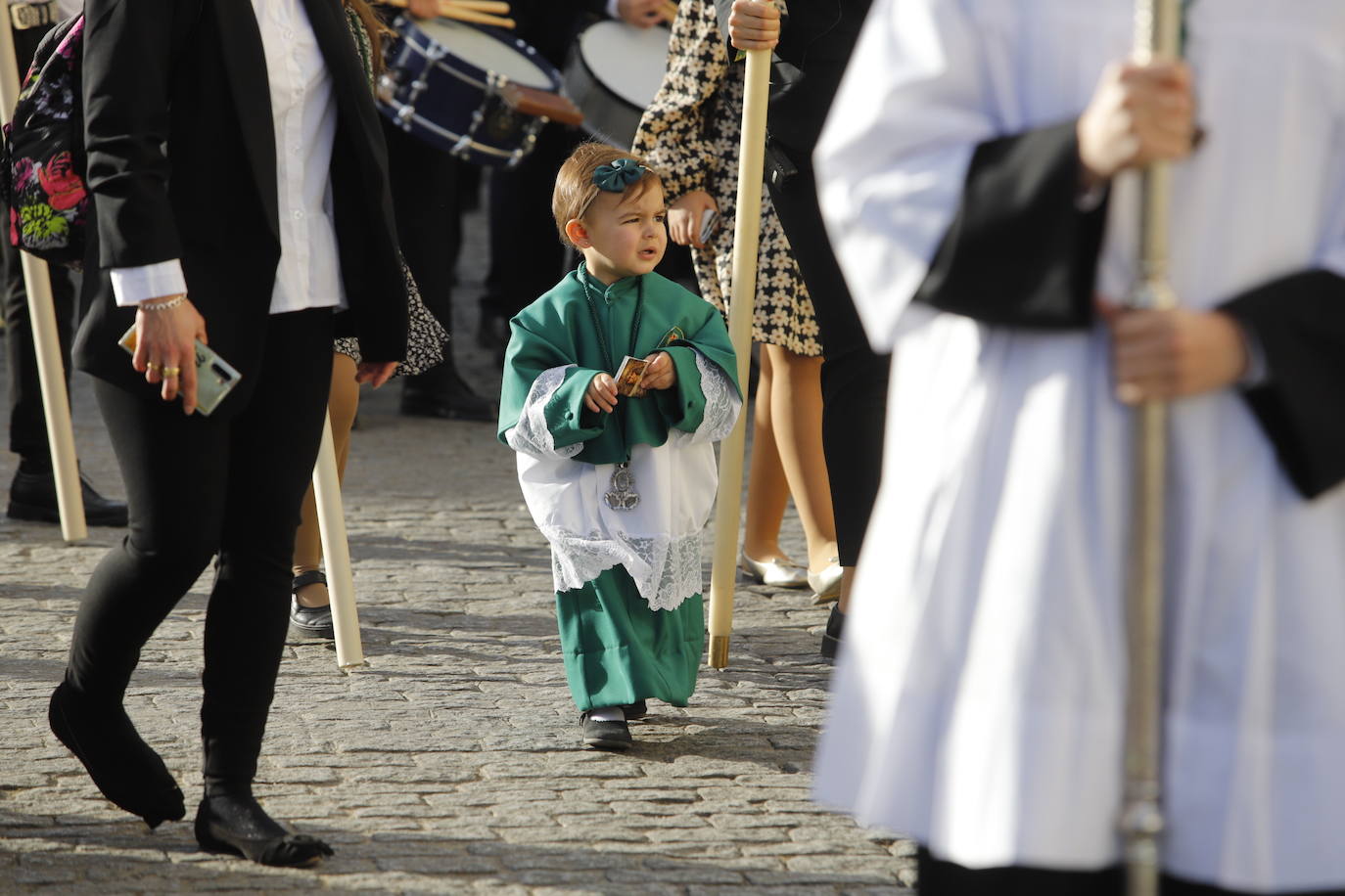La procesión de la Virgen de la O el Sábado de Pasión de Córdoba, en imágenes