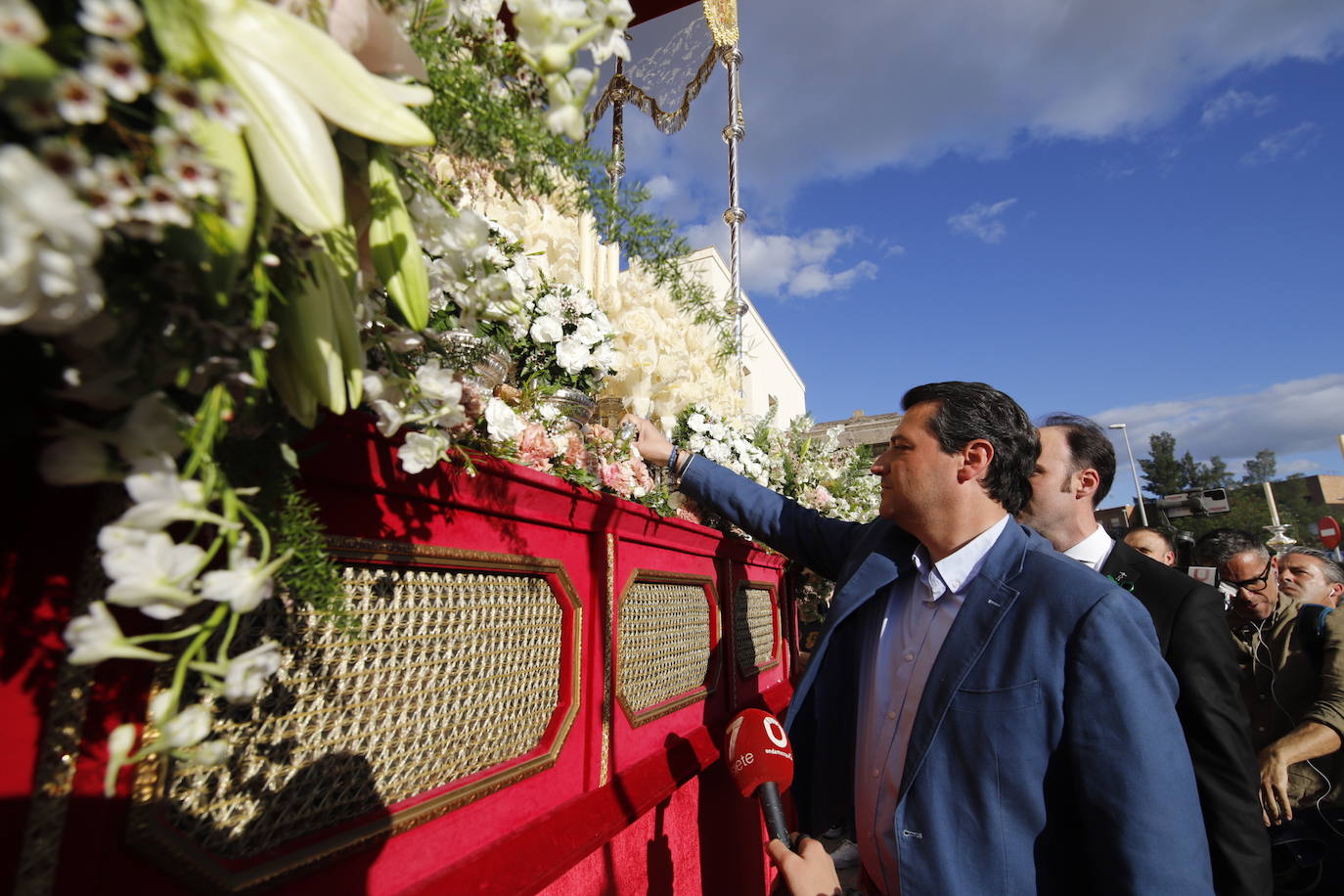 La procesión de la Virgen de la O el Sábado de Pasión de Córdoba, en imágenes