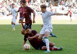 El Córdoba CF tira el partido por la borda en Pontevedra (2-0)