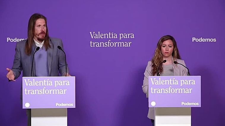 Podemos apunta a "presiones" del PSOE para evitar un acuerdo entre los morados y Sumar
