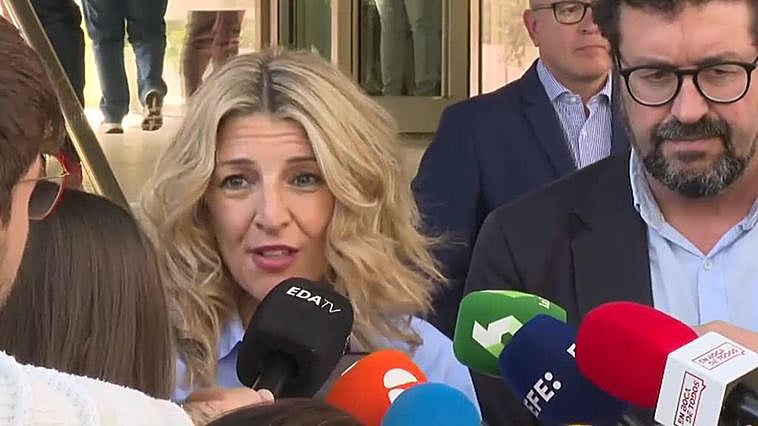 Yolanda Díaz: "Ayer estaba en Magariños quien quiso estar. Hay una formación política que dijo que no quería estar y tiene que explicarlo"