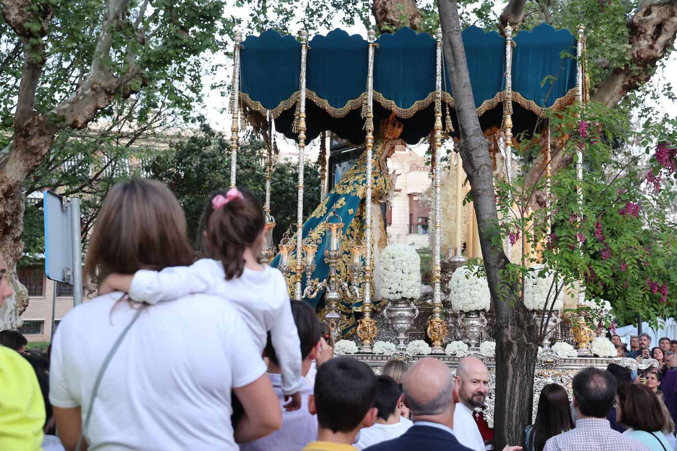 Imágenes | La pletórica Santa Faz camina con orgullo desde la Trinidad en el Martes Santo de Córdoba