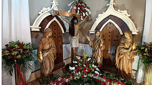 Imagen del Cristo del Salvador y del Amparo