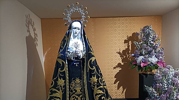 Imagen de la Virgen de los Dolores del Cabanyal