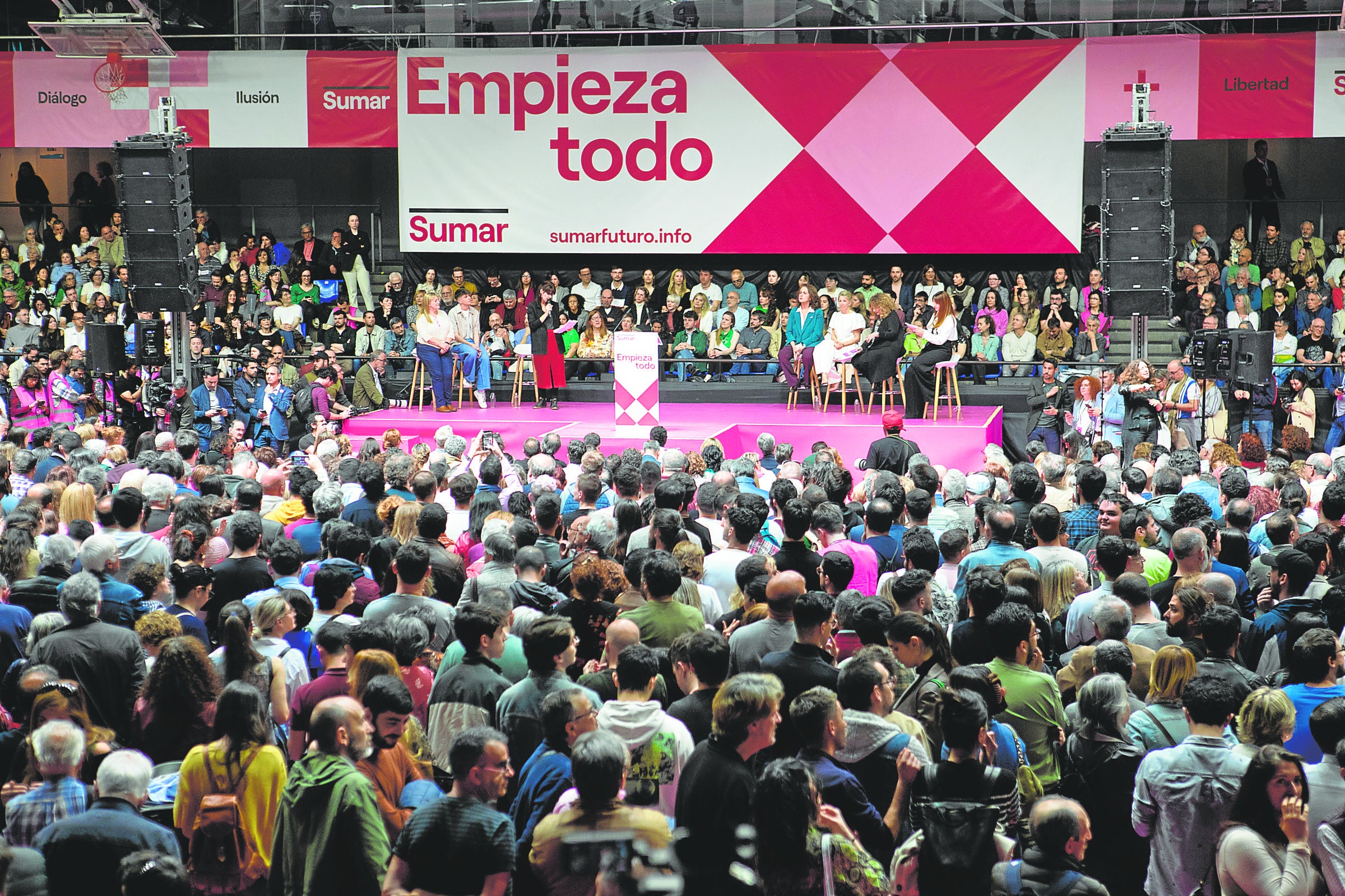 Acto de presentación de la candidatura de Yolanda Díaz por Sumar