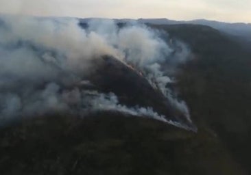 Extinguido el incendio de Marrubio (León) tras 150 hectáreas arrasadas