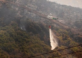 Desalojada la barriada de El Chaparral de Tarifa por la virulencia de un incendio forestal