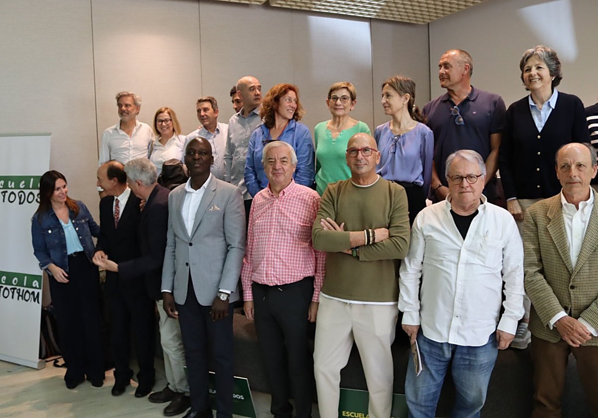 Participantes en las primeras jornadas organizadas por Escuela de Todos en Alicante