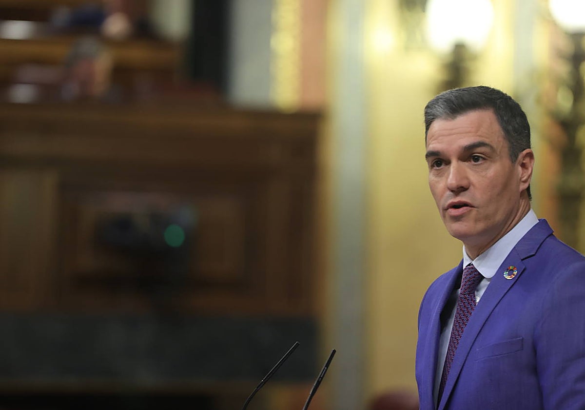 El presidente del Gobierno, Pedro Sánchez