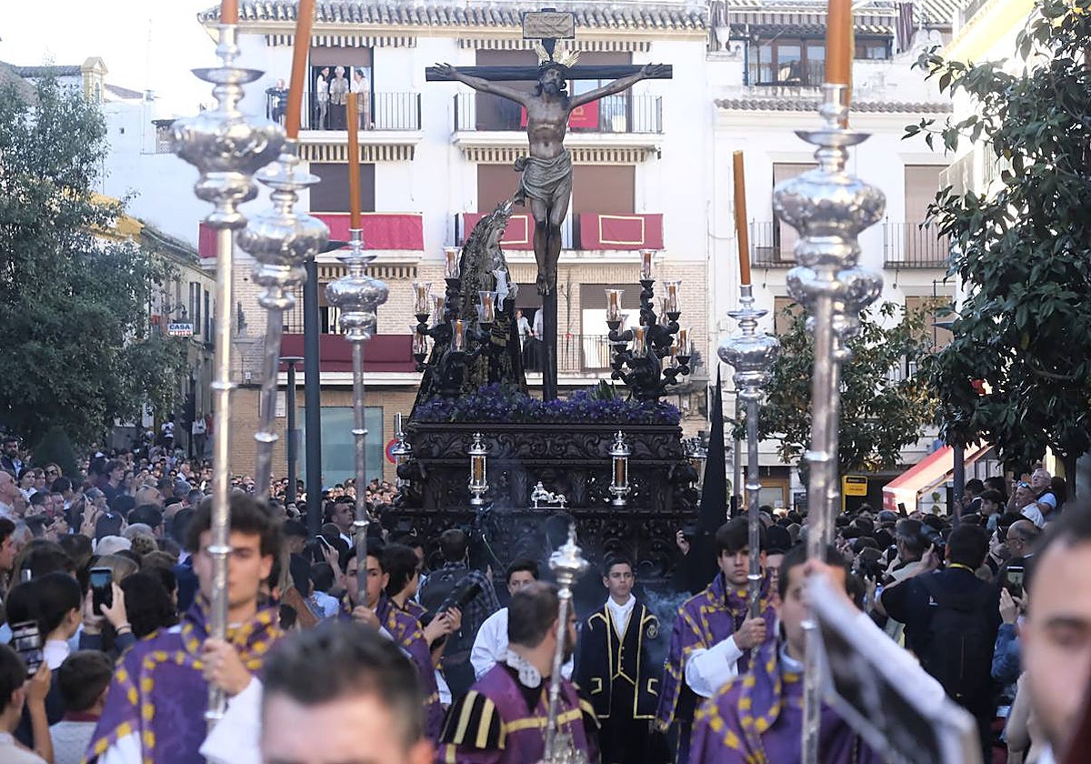 El Cristo de la Expiración, durante su estación de penitencia
