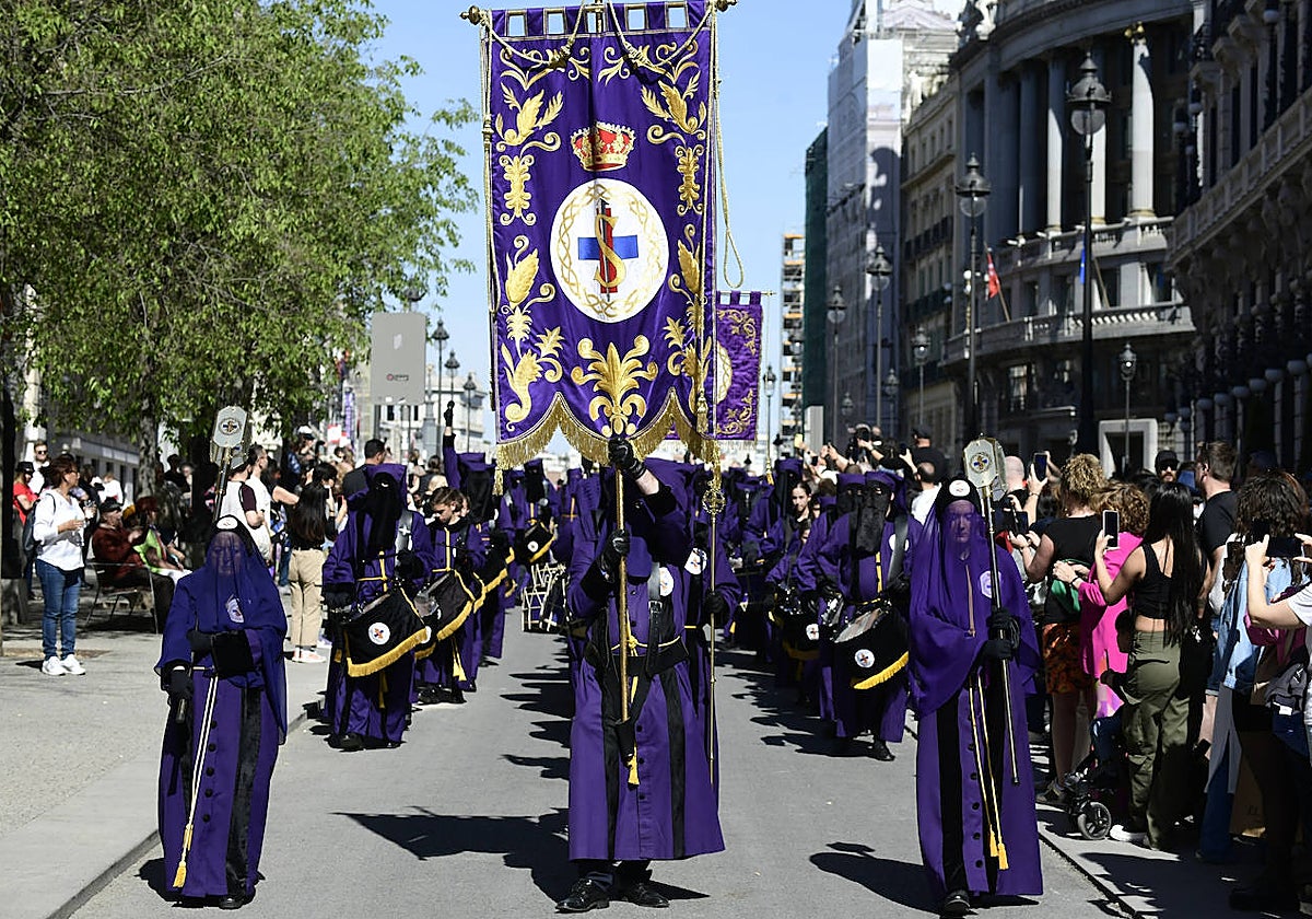 La procesión de la Soledad y el Desamparo este Sábado Santo por las calles de Madrid