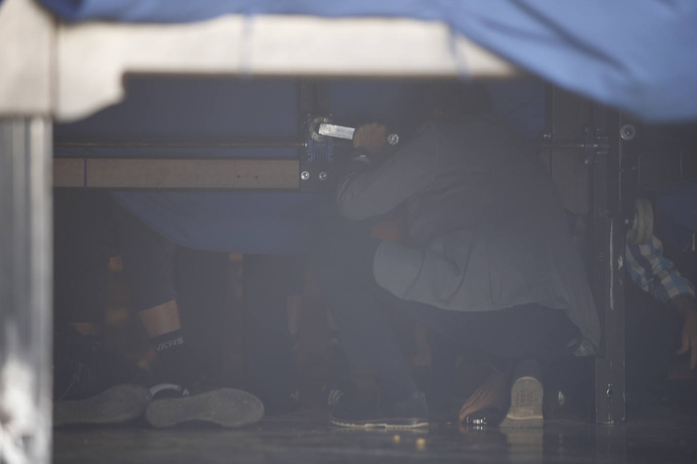 La Virgen de la Alegría recorre sola las calles de Córdoba, en imágenes