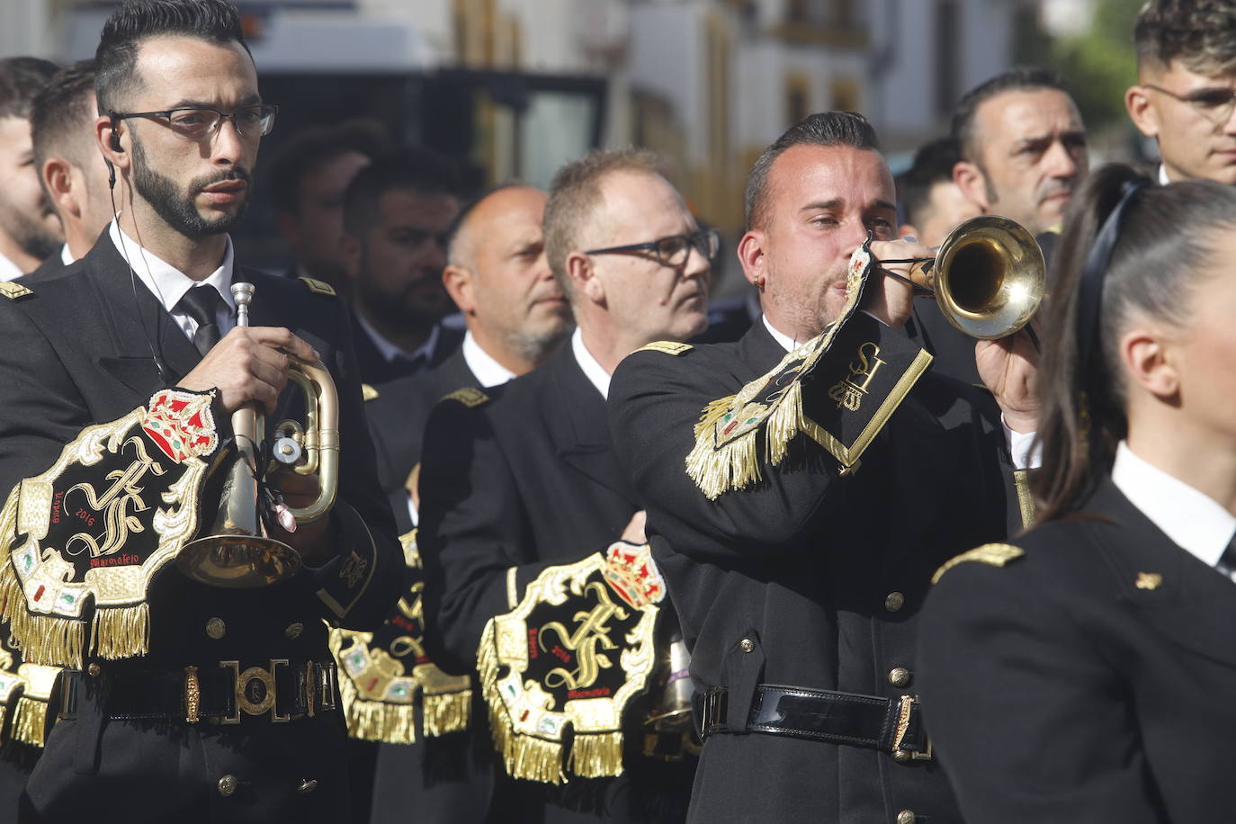 La Virgen de la Alegría recorre sola las calles de Córdoba, en imágenes