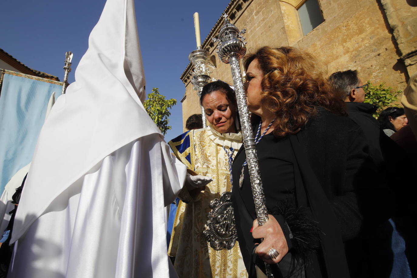 La Virgen de la Alegría recorre sola las calles de Córdoba, en imágenes