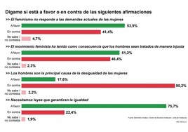 El 47,5% de los andaluces no se identifica con las reivindicaciones del 8-M