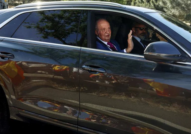 La segunda visita de Don Juan Carlos: «De ámbito privado» y sin cita fijada aún con su hijo