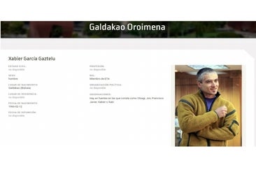 Un ayuntamiento de Vizcaya incluye como «víctimas de vulneraciones de derechos» a etarras como 'Txapote'