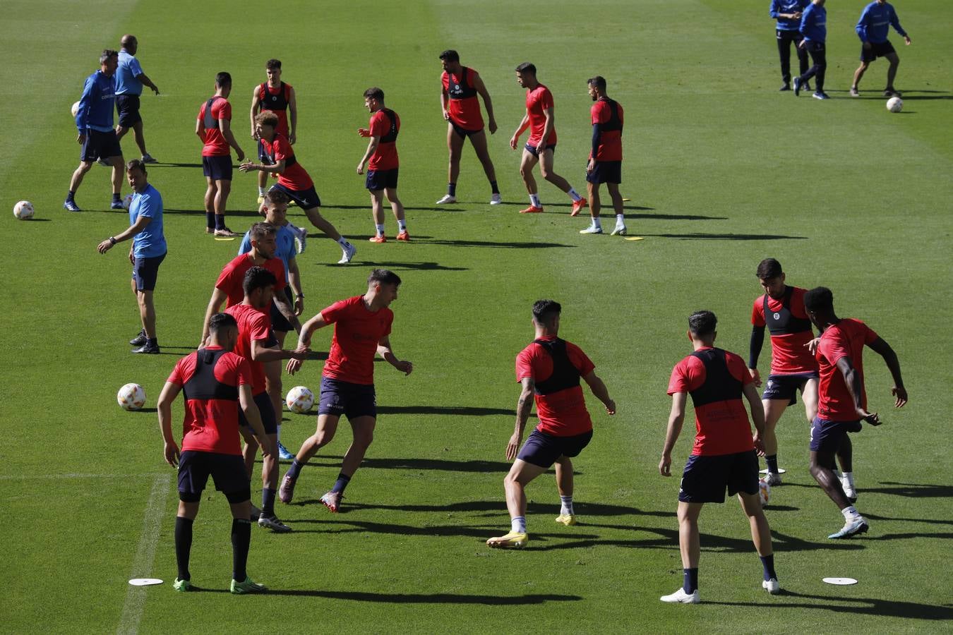 El primer entrenamiento de Manuel Mosquera al frente del Córdoba CF, en imágenes