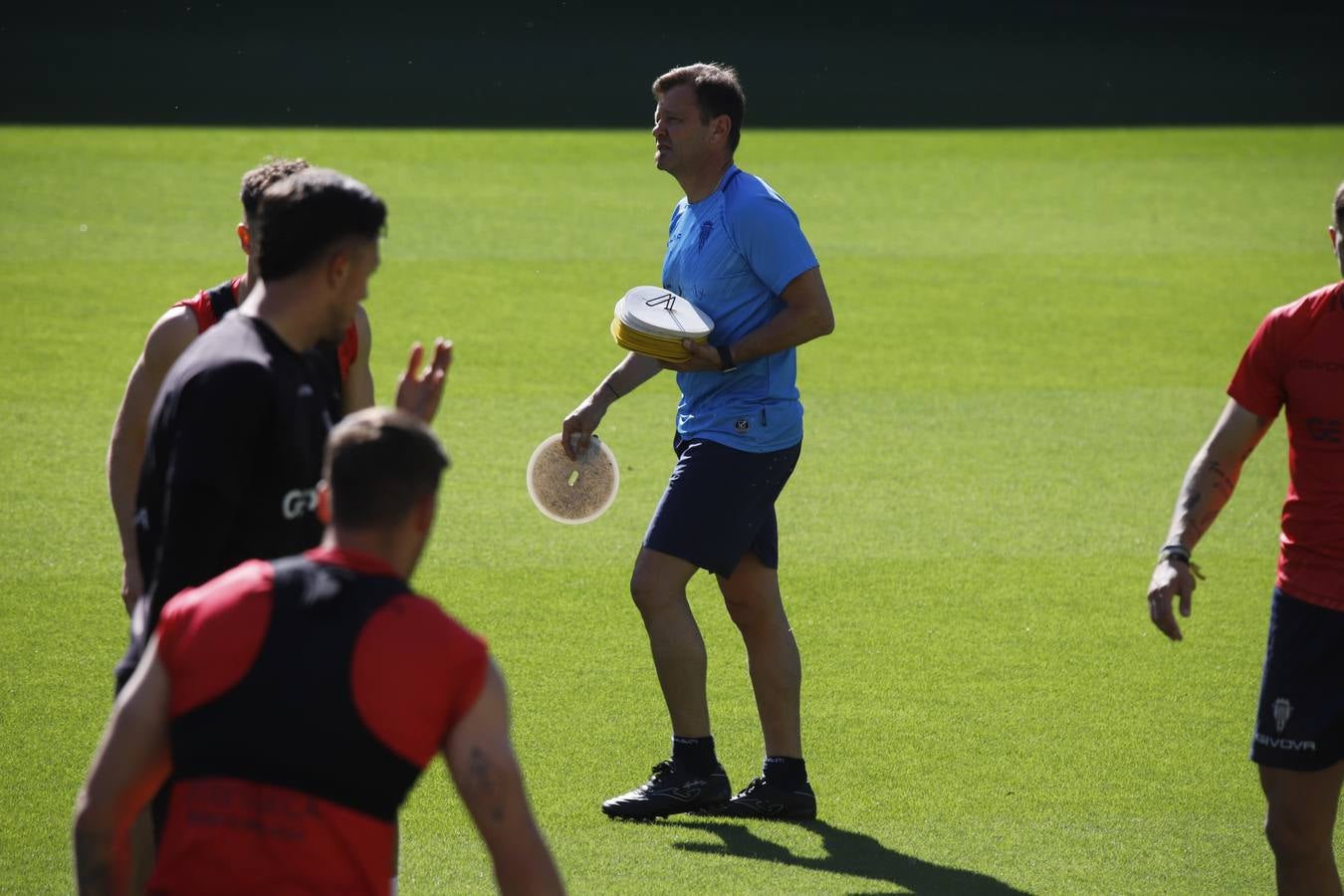 El primer entrenamiento de Manuel Mosquera al frente del Córdoba CF, en imágenes