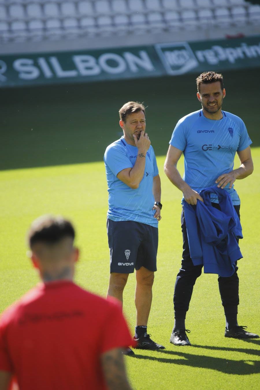 El primer entrenamiento de Manuel Mosquera al frente del Córdoba CF, en imágenes