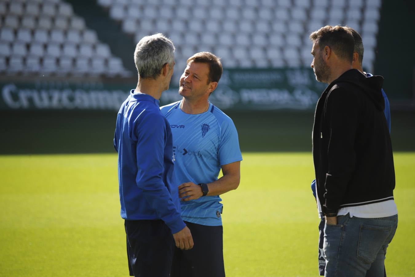 El primer entrenamiento de Manuel Mosquera al frente del Córdoba CF, en imágenes