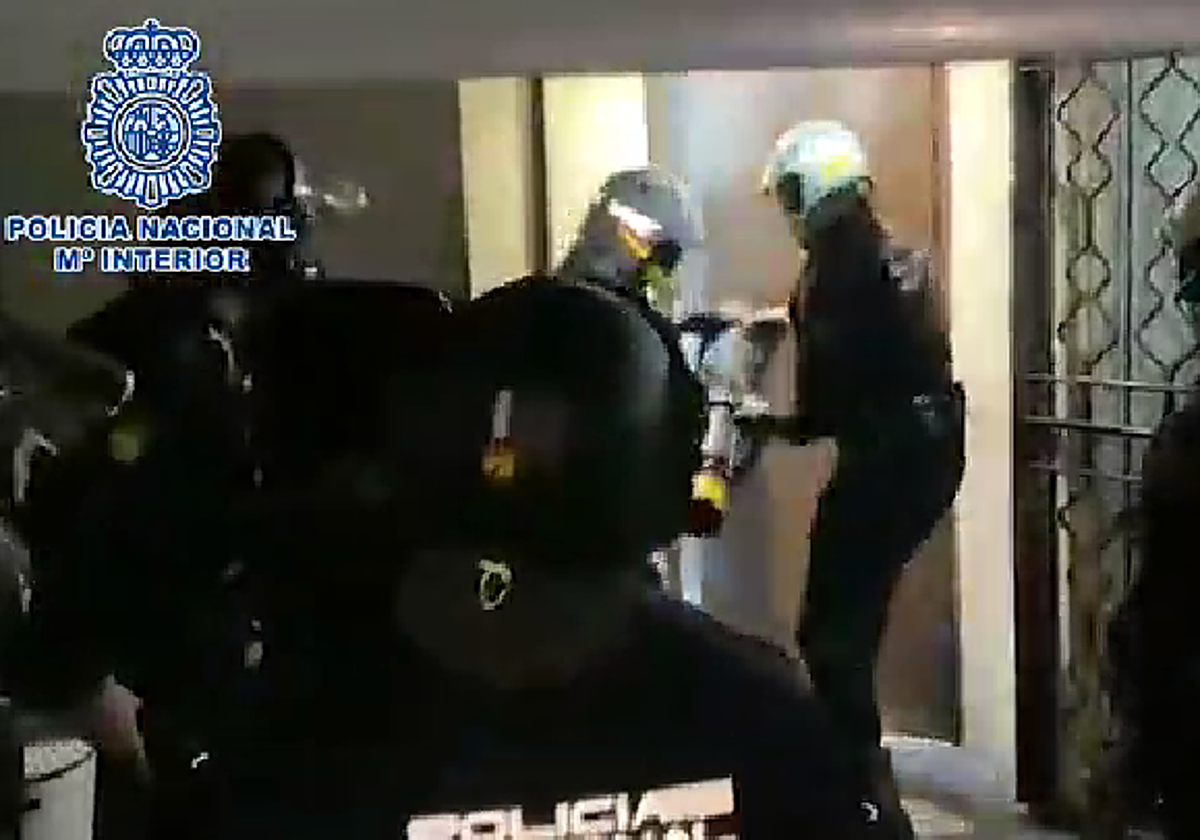 Entrada en el punto de venta del clan desarticulado