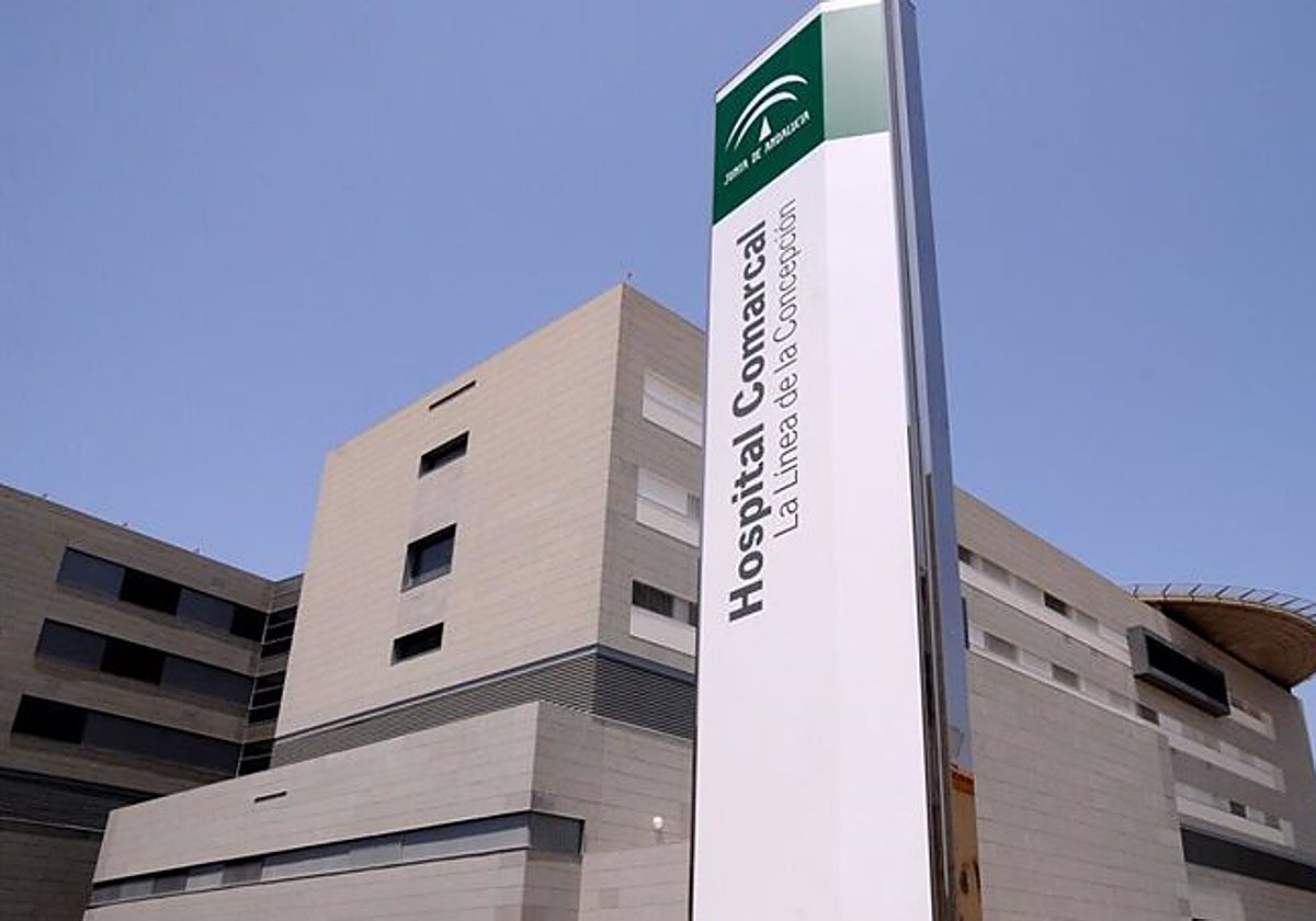 Imagen del hospital de La Línea, donde ha fallecido la víctima del tiroteo