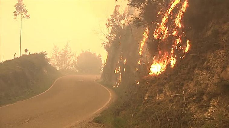Lluvia providencial en Asturias