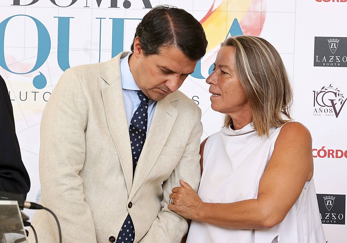 José María Bellido e Isabel Albás, en una imagen de este mandato