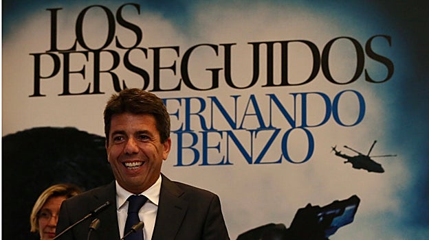 Carlos Mazón durante el acto en el hotel madrileño