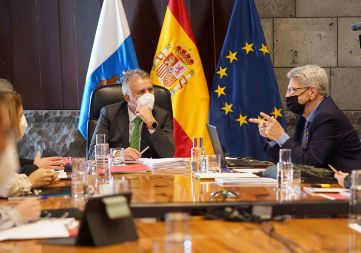 Imagen de la reunión del Consejo de Gobierno en Tenerife en foto de archivo