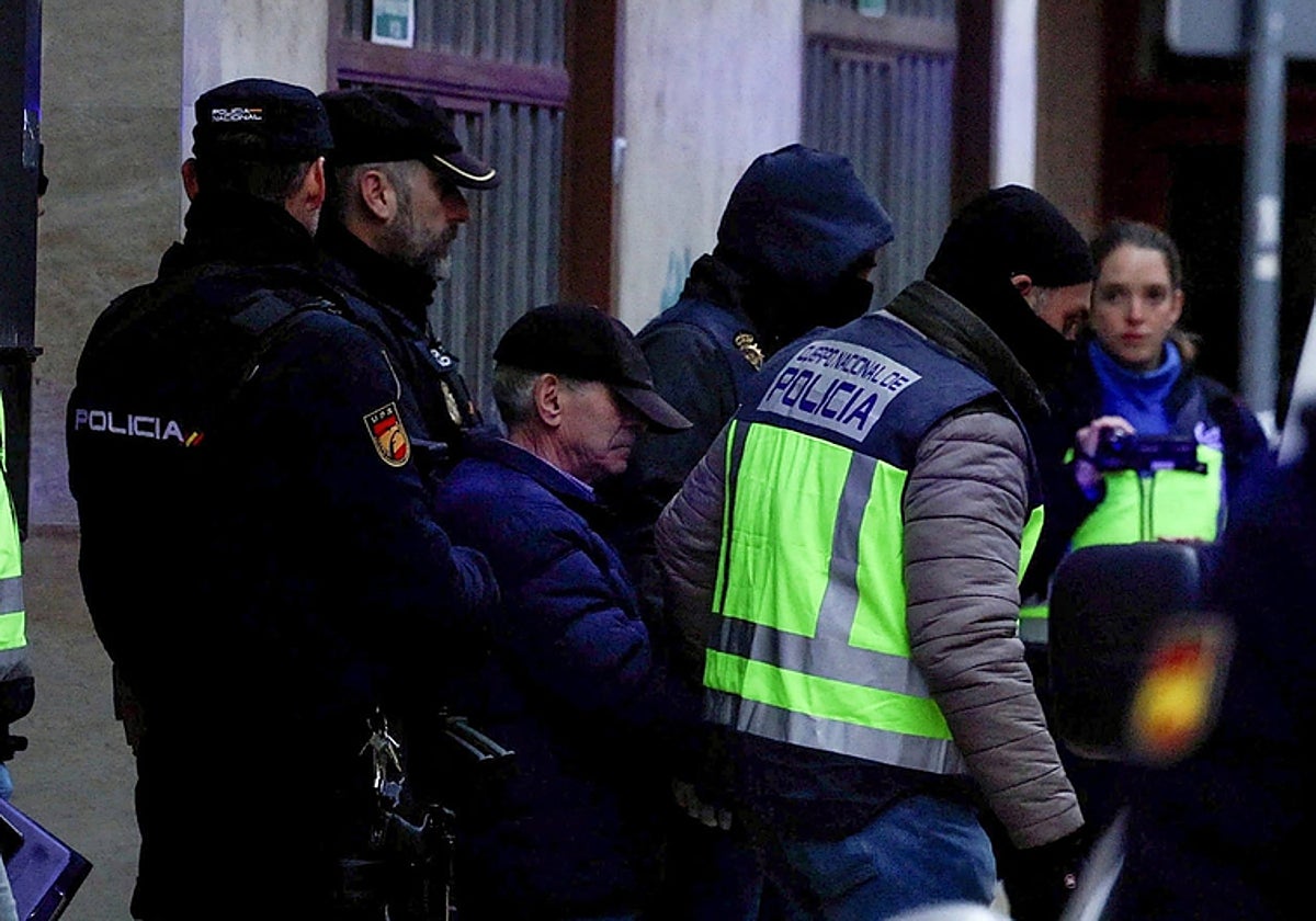 Pompeyo G., cuando fue detenido el pasado mes de enero