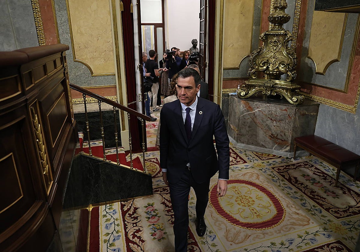 El presidente del Gobierno, Pedro Sánchez