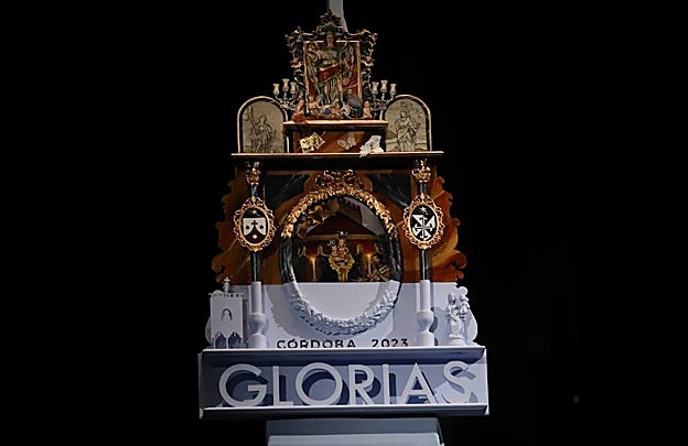 El cartel que anuncia las glorias es un retablo