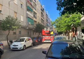 Un hombre de 70 años resulta herido en el incendio de un piso en Ciudad Jardín
