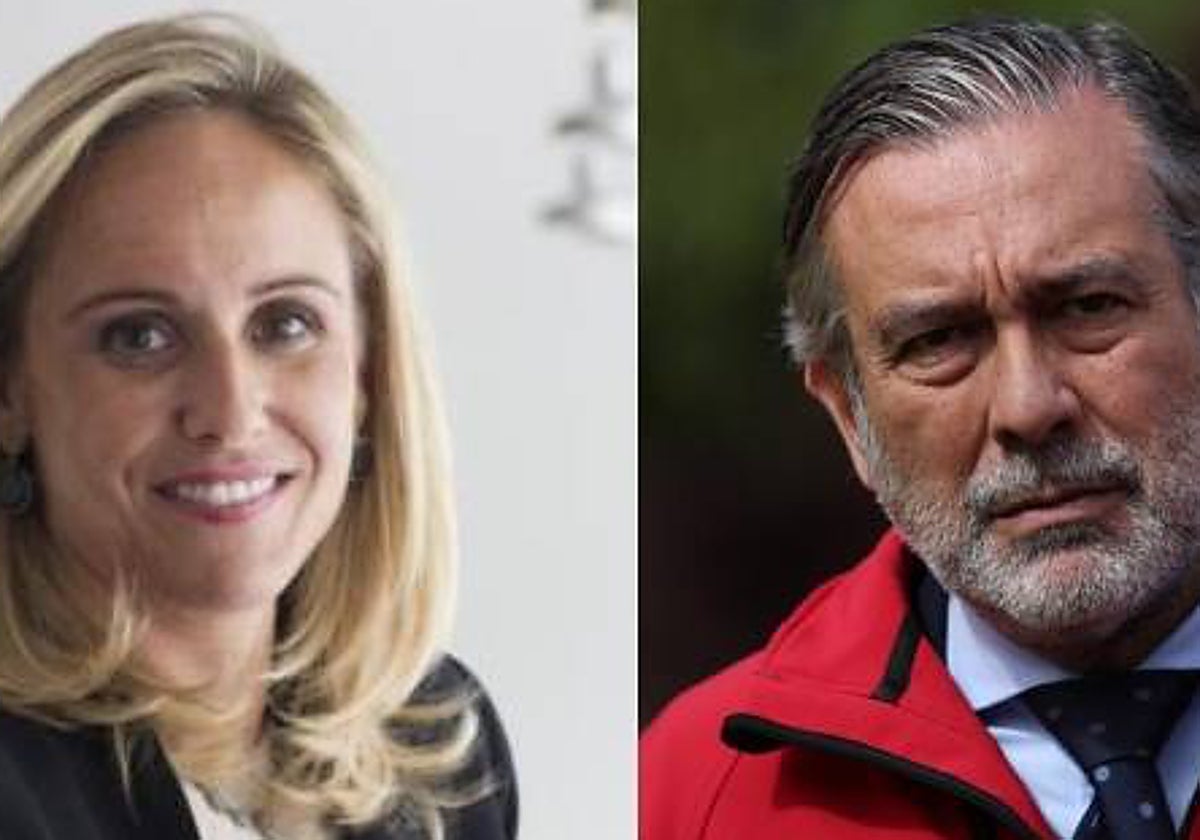 Ana Camins y Enrique López, ex secretaria general del PP y consejero de Justicia, cuyos nombres no figuran entre los primeros 20 de la lista a la Asamblea de Madrid