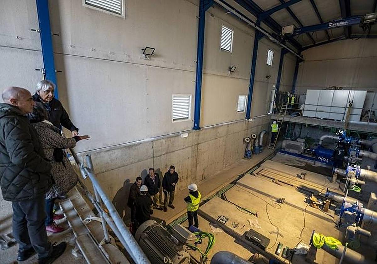 Estación de bombeo principal junto al pantano de La Colada