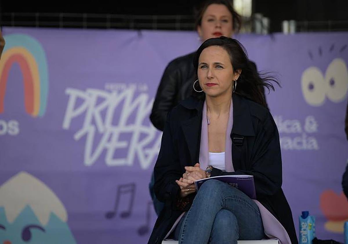 La secretaria general de Podemos y ministra de Derechos Sociales, Ione Belarra