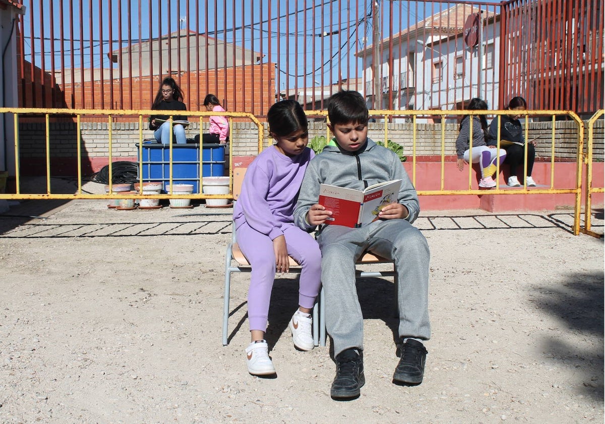 Una de las actividades desarrolladas por el colegio Nuestra Señora de los Ángeles de Pedro Muñoz