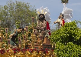 (En vídeo) Jesús Humilde inicia su camino en el Lunes Santo de Córdoba 2023