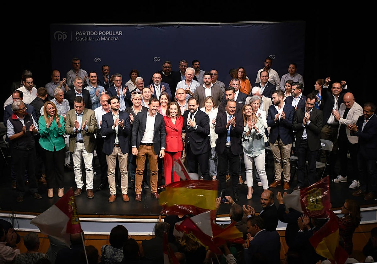 Núñez, Gamarra y Velázquez en la presentación de las candidaturas del PP en las comarcas de Tolavera