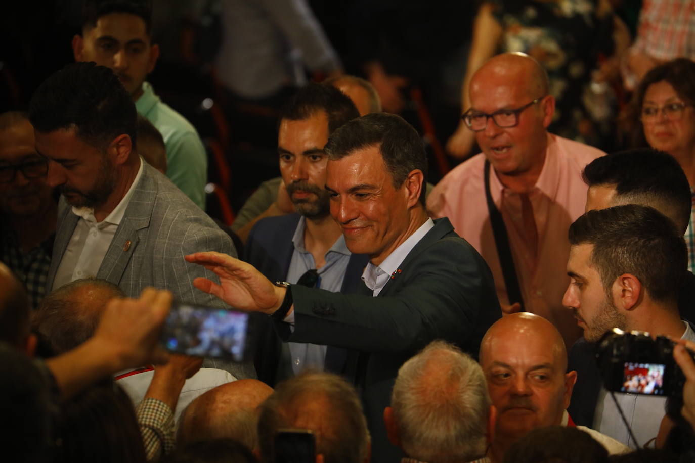 El acto de Pedro Sánchez en Córdoba, en imágenes