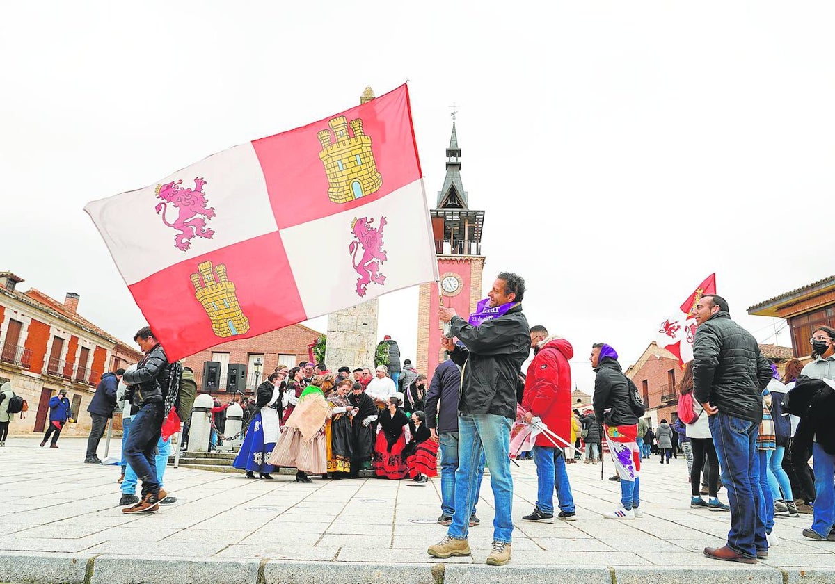 Celebración del Día de Castilla y León en Villalar, el pasado 2022