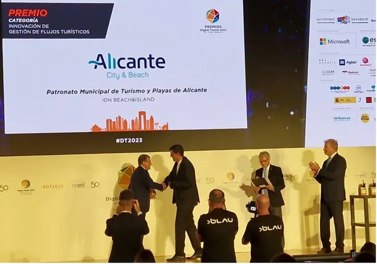 Premio a la «Innovación de Gestión Flujos Turísticos» en Alicante en el Congreso Digital Tourist 2023