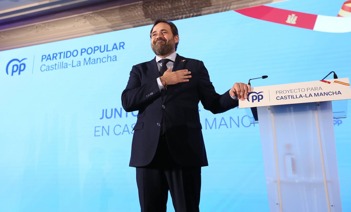 Las imágenes del acto del PP con Juanma Moreno en Toledo