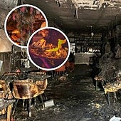Pizza Inferno en la 'selva' inflamable del restaurante de Manuel Becerra: «El camarero salió con el plato y un soplete y de pronto todo era fuego»