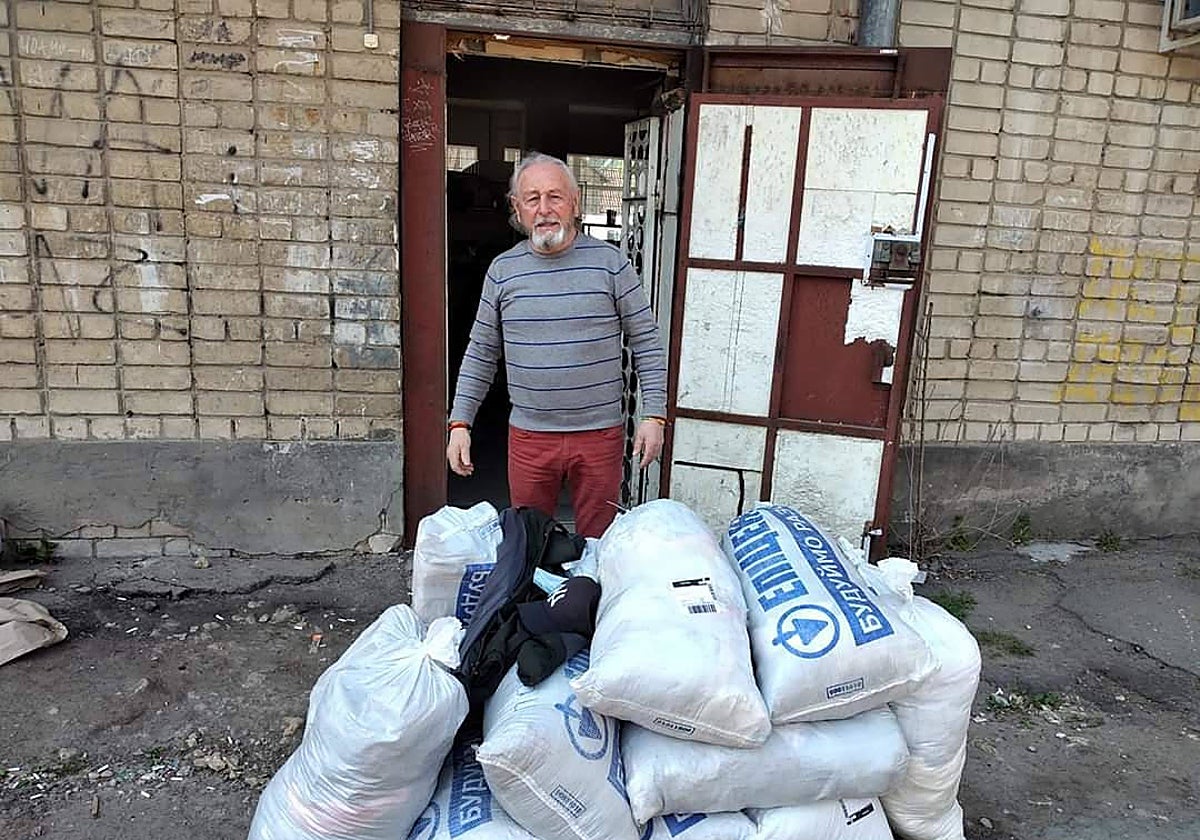 Imagen de archivo de Mariano García Calatayud en Ucrania