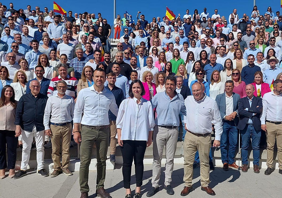 Imagen de la presentación de los candidatos del PP para la provincia de Valencia