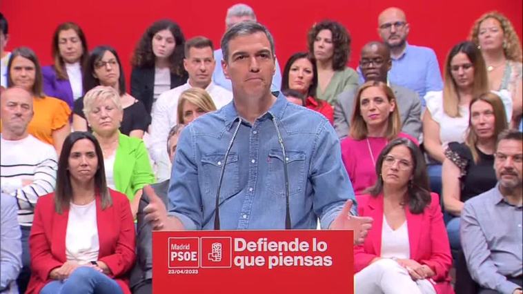 Sánchez acusa a PP y Vox de "negacionistas" del cambio climático